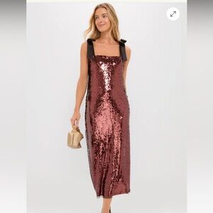 Tuckernuck Radiant Bronze Sequin Roxy Dress